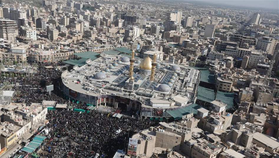 من الجو.. عدسة السومرية توثق أجواء الزيارة الأربعينية في كربلاء (صور)